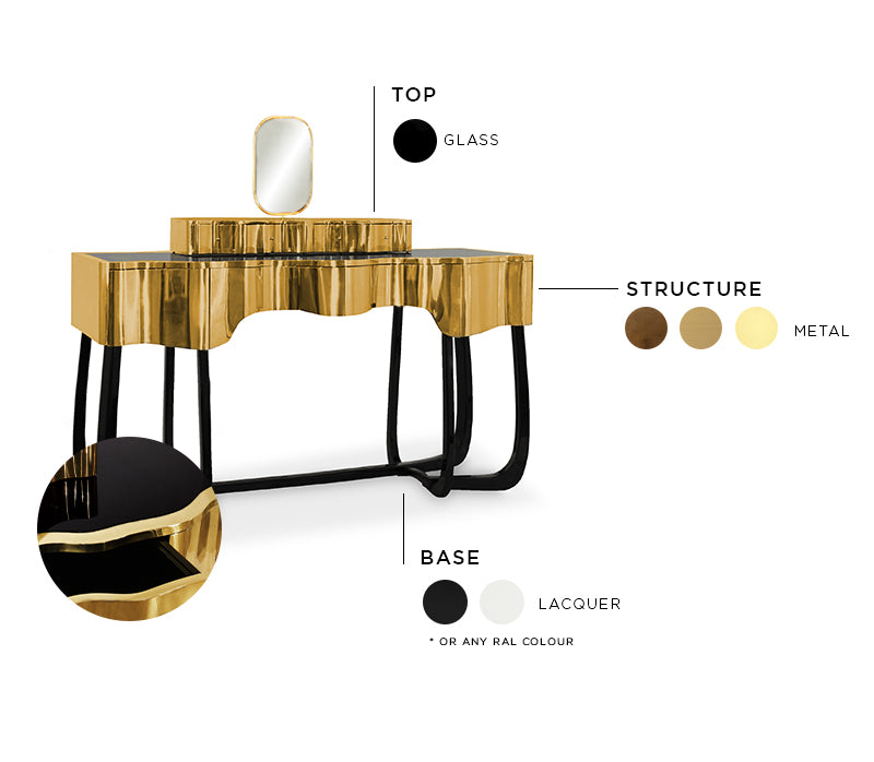 Sinuous Vanity Table