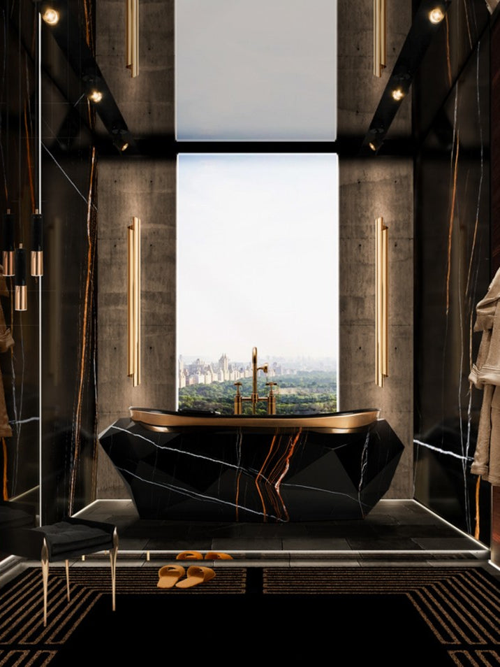 Diamond Marble Bathtub