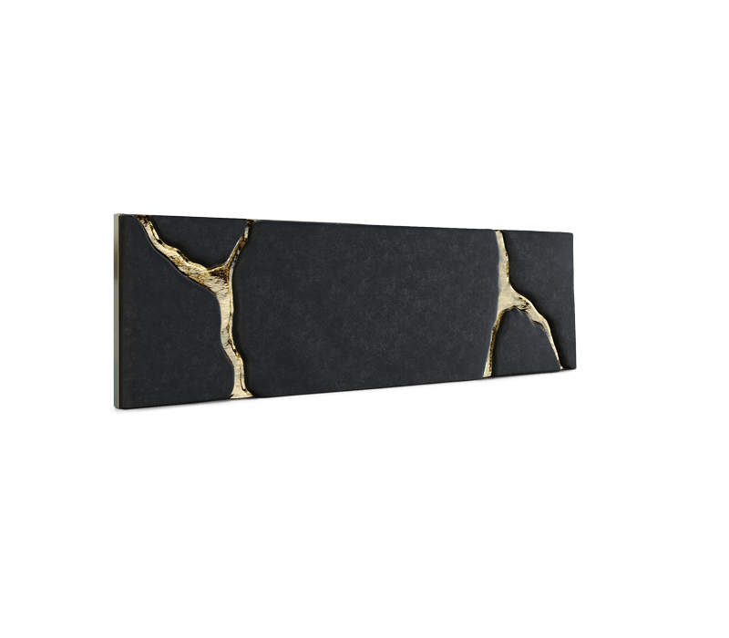 Lapiaz Black Bed & Headboard