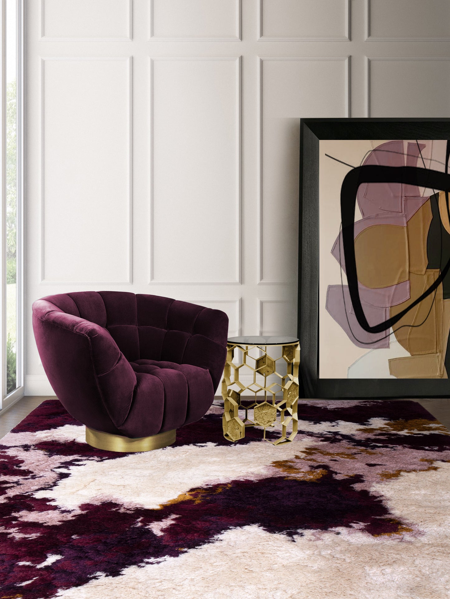 Essex Swovel Armchair
