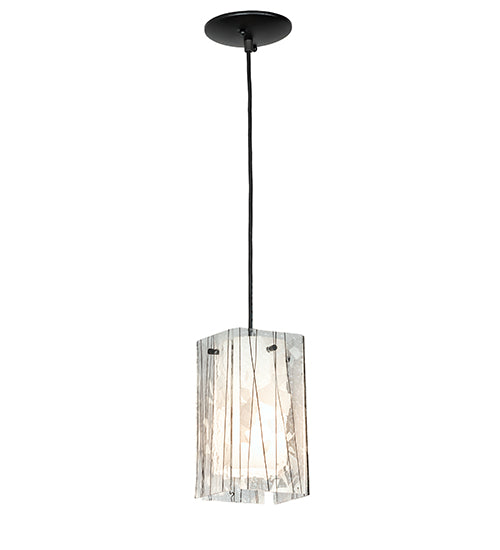 5" Square Metro Fusion Branches Quadrato Mini Pendant by Meyda Lighting