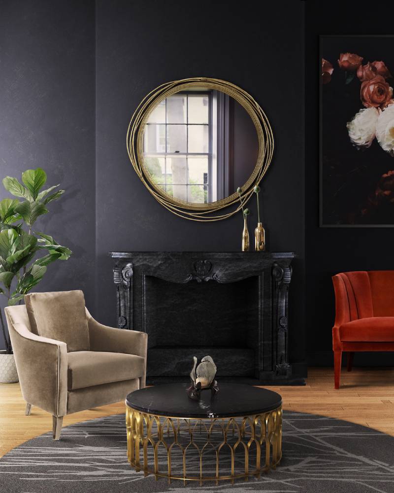 Kayan Round Mirror by Brabbu