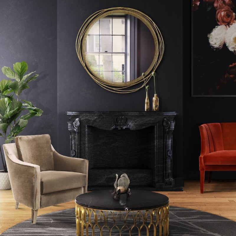 Kayan Round Mirror