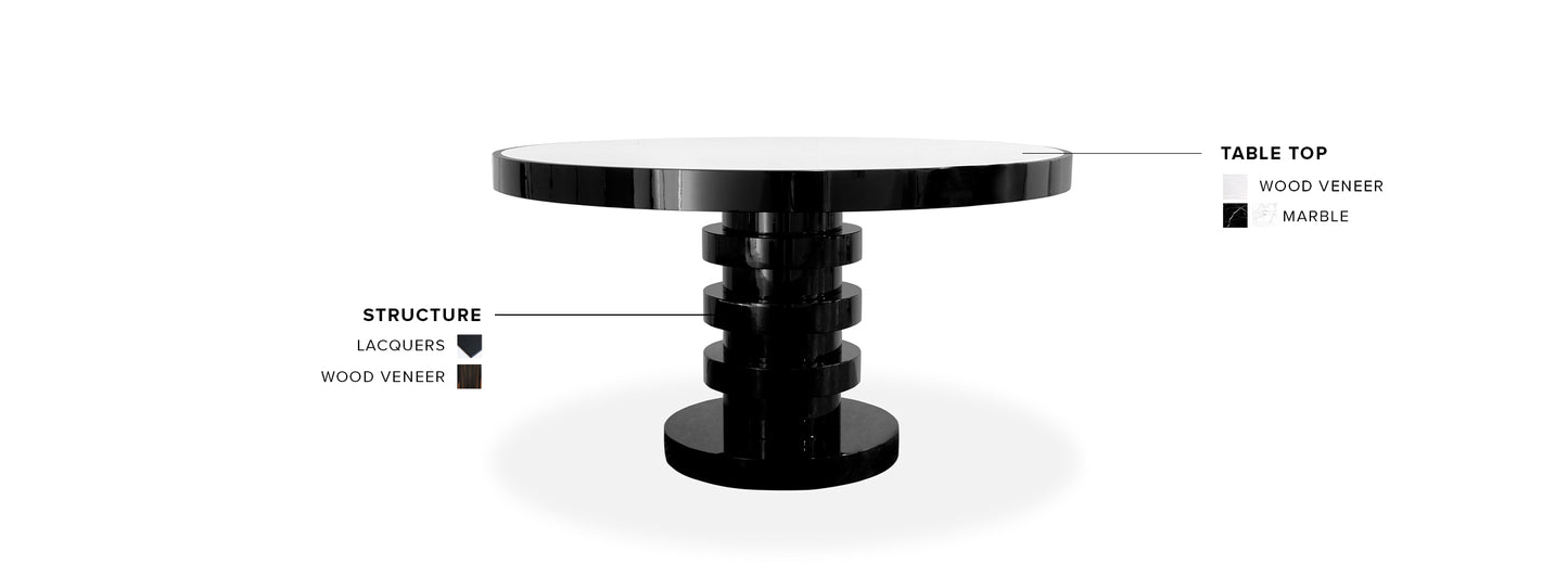 Shinto Round Dining Table
