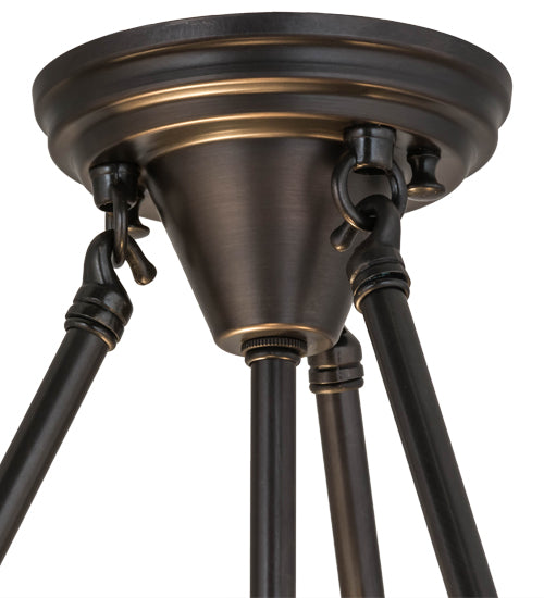 14"W Metro Fusion Davis Semi-Flushmount by Meyda Lighting