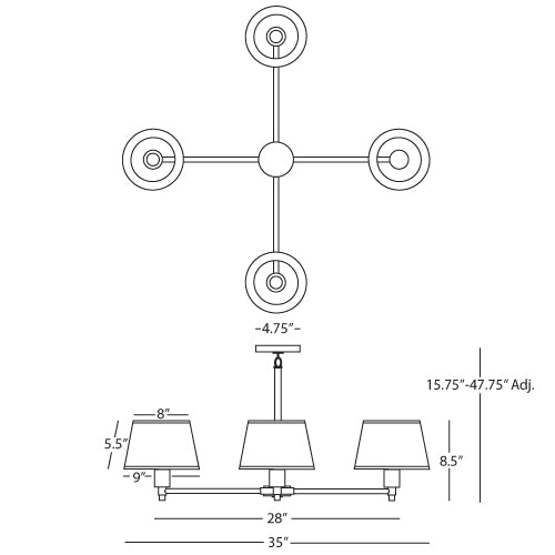 Real Simple Chandelier