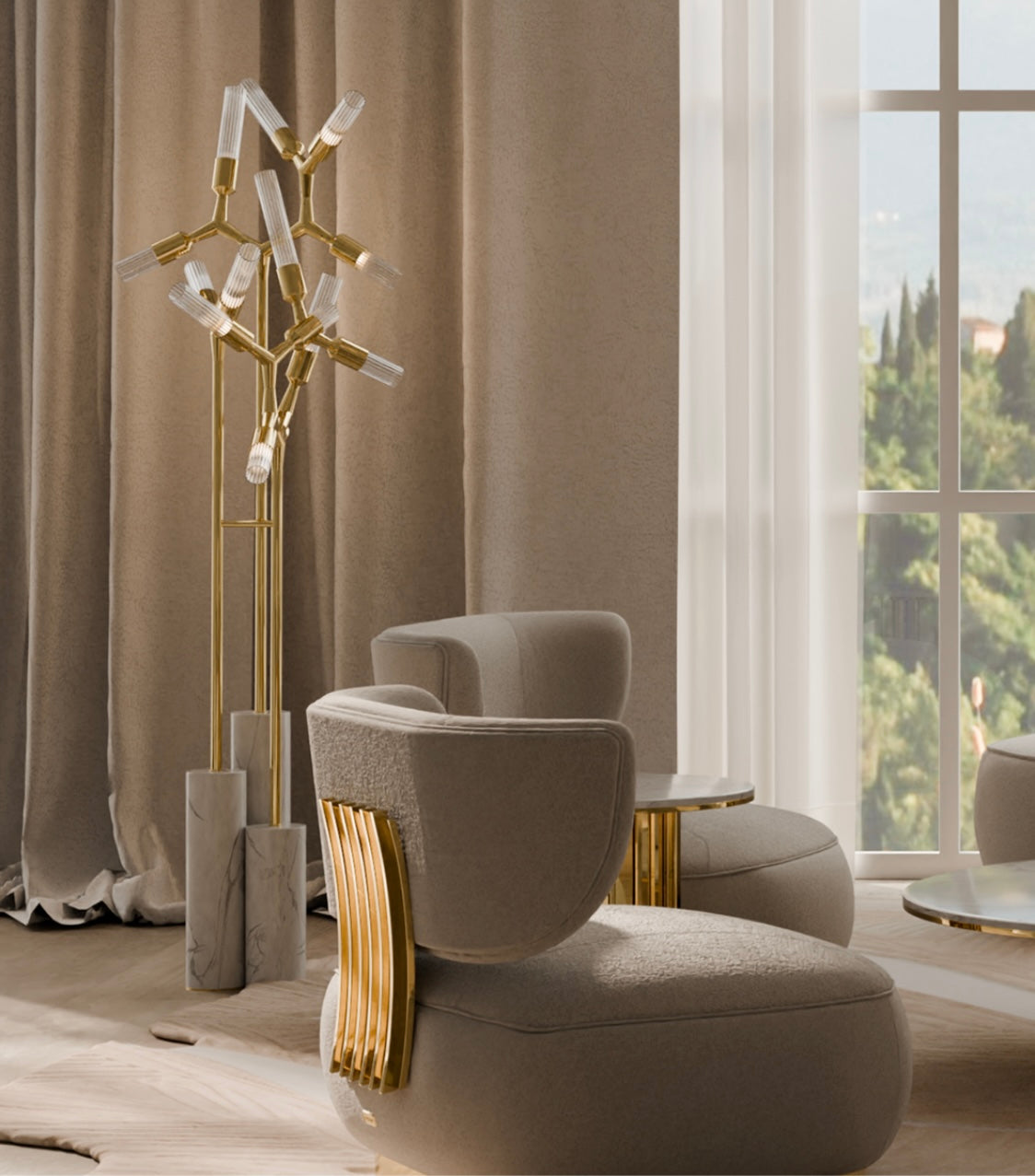 Shard Floor Lamp by Luxxu