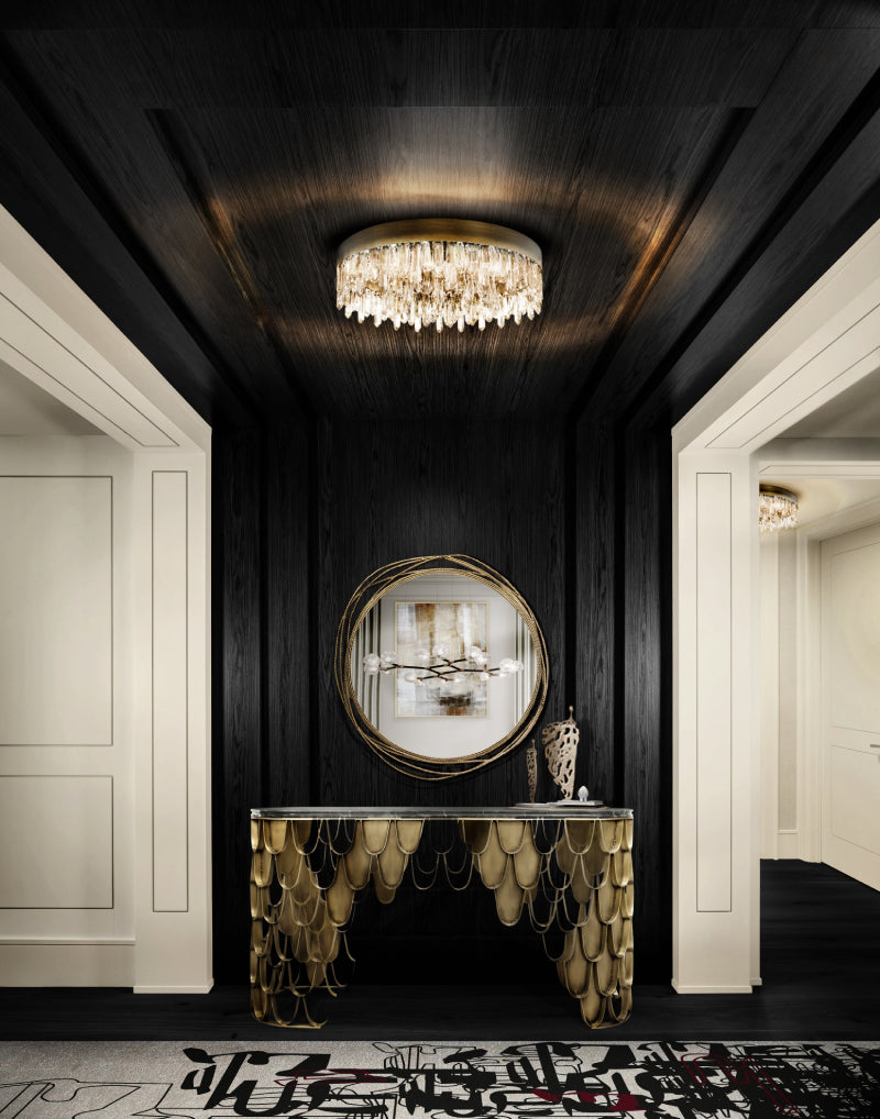 Kayan Round Mirror by Brabbu