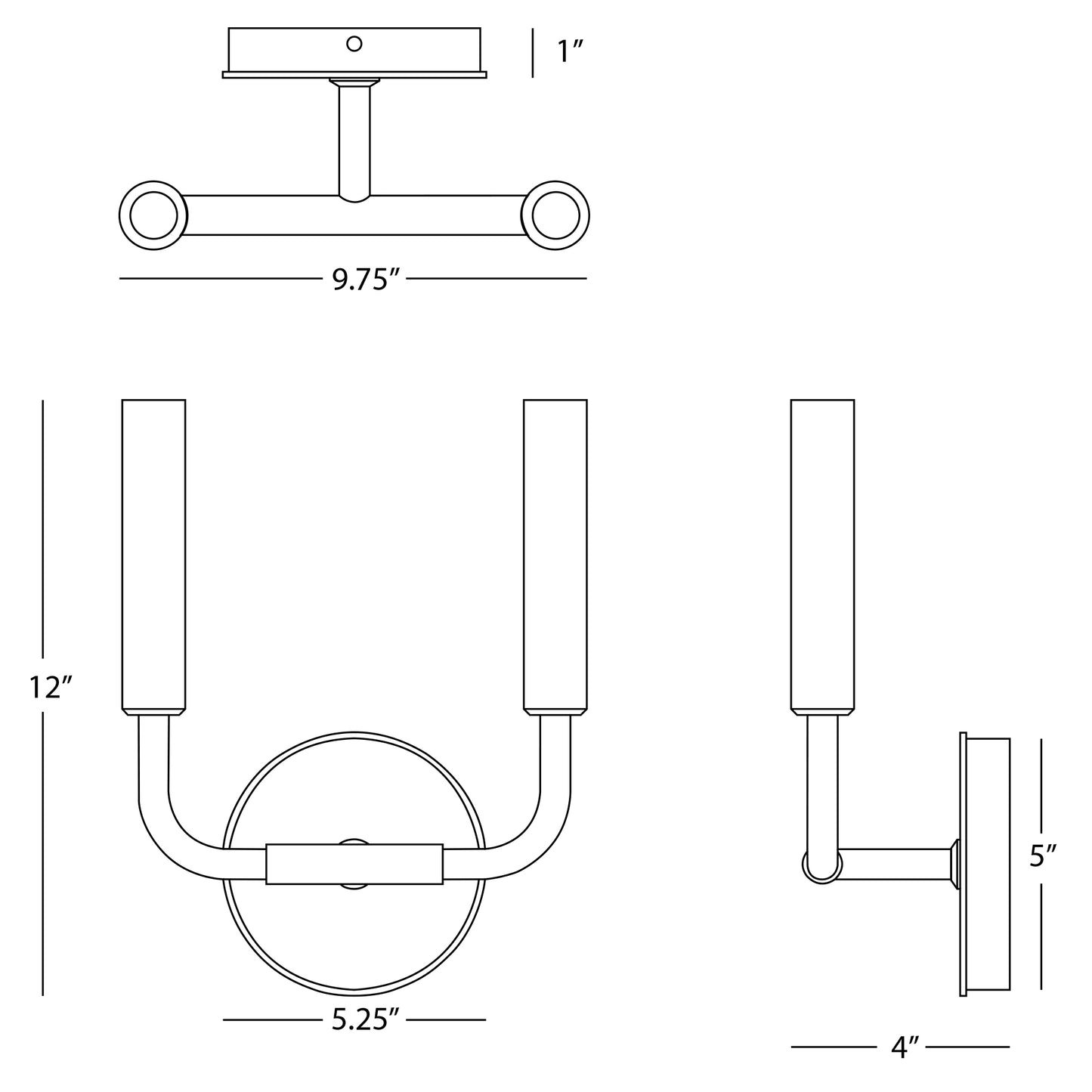 Mavisten Edition Carbonia Wall Sconce by Robert Abbey