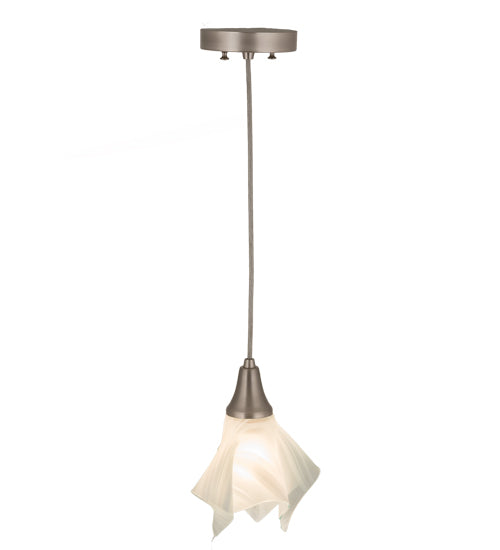 Blanco Swirl Handkerchief Pendant | Brushed Nickel Finish by Meyda Lighting