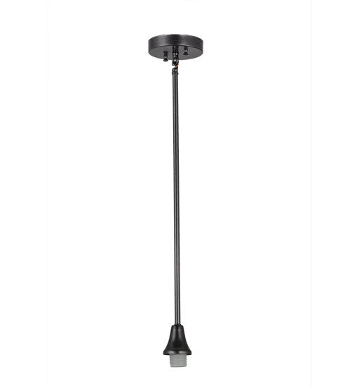 4.5"Sq Metro Fusion Licorice Draped Glass Mini Pendant by Meyda Lighting