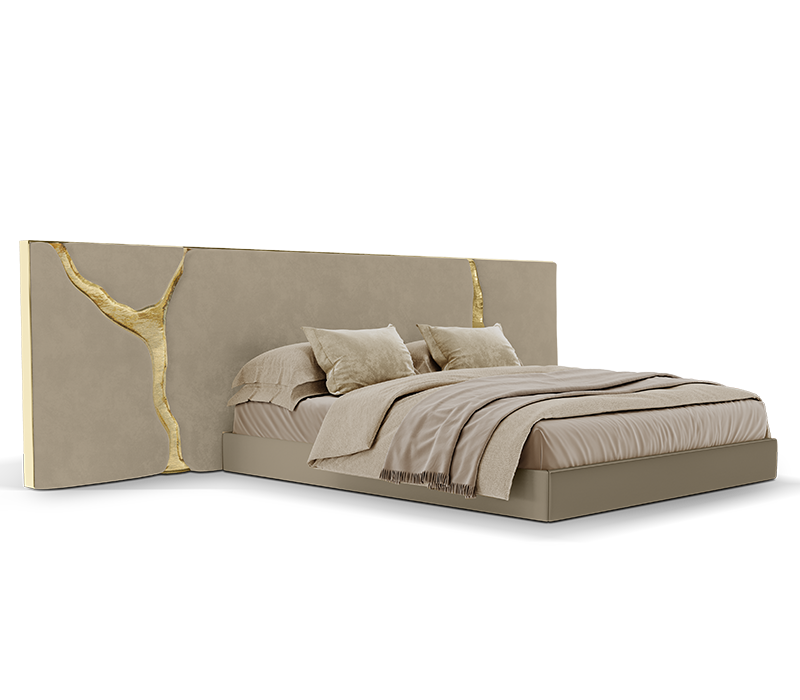 Lapiaz Black Bed & Headboard