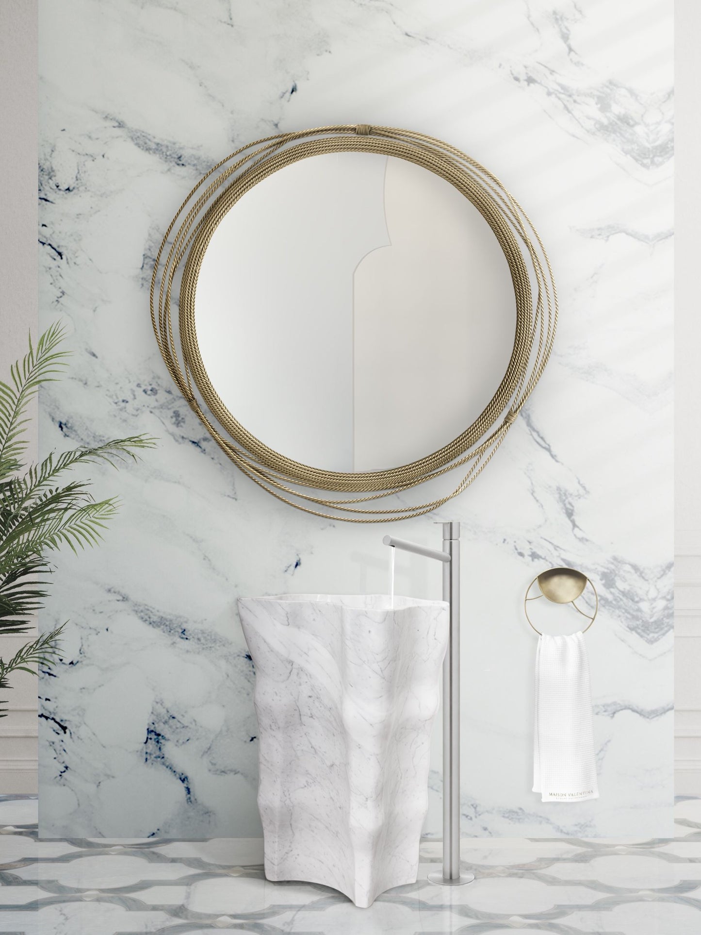 Eden Stone Pedestal Sink