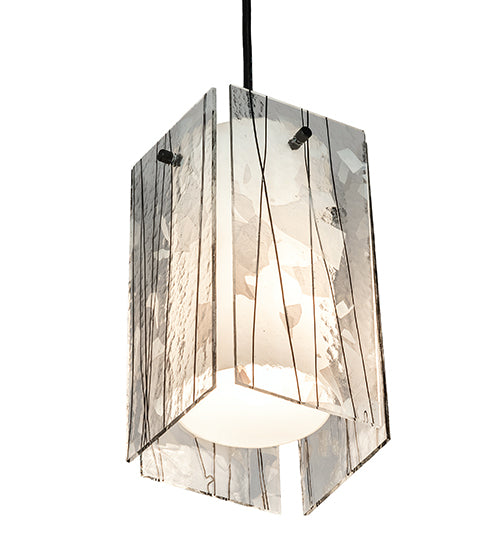5" Square Metro Fusion Branches Quadrato Mini Pendant by Meyda Lighting