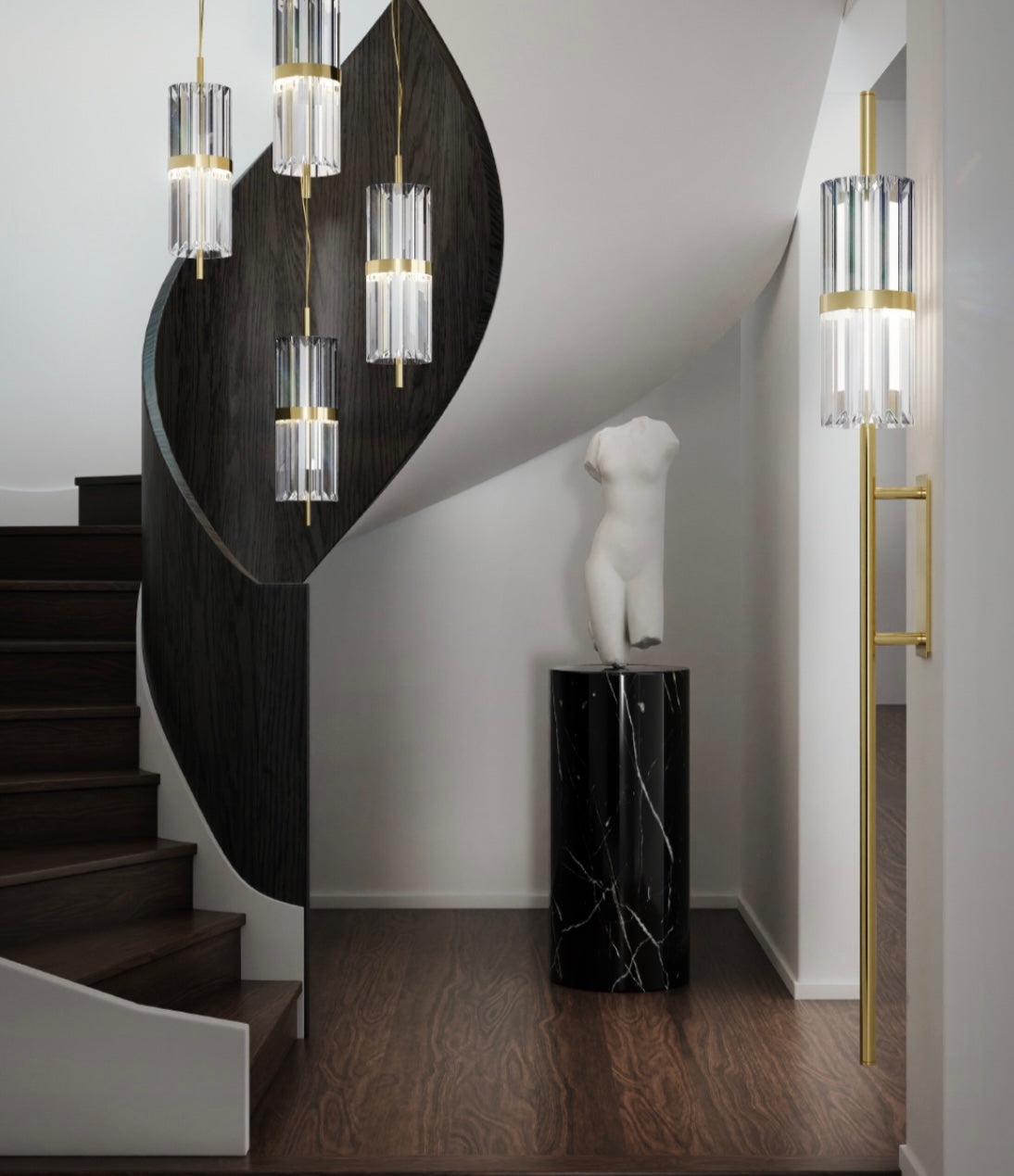 Liberty Torch Wall Lamp by Luxxu