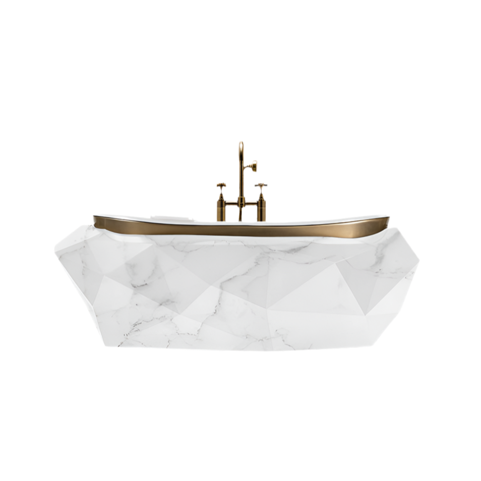 Diamond Marble Bathtub