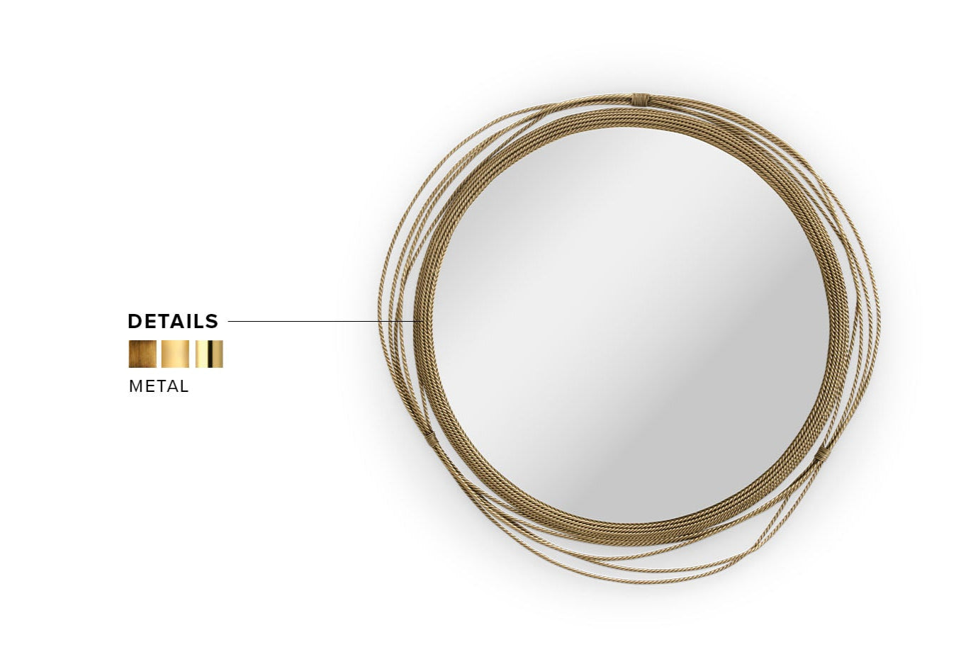 Kayan Round Mirror