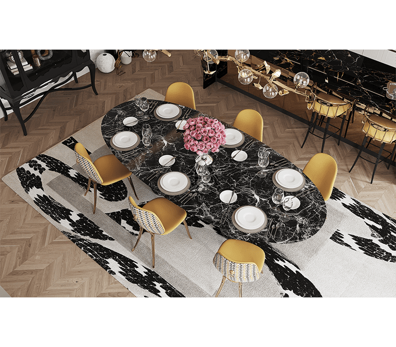 Pietra Oval Dining Table