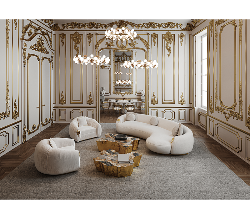 Soleil Curved Sofa