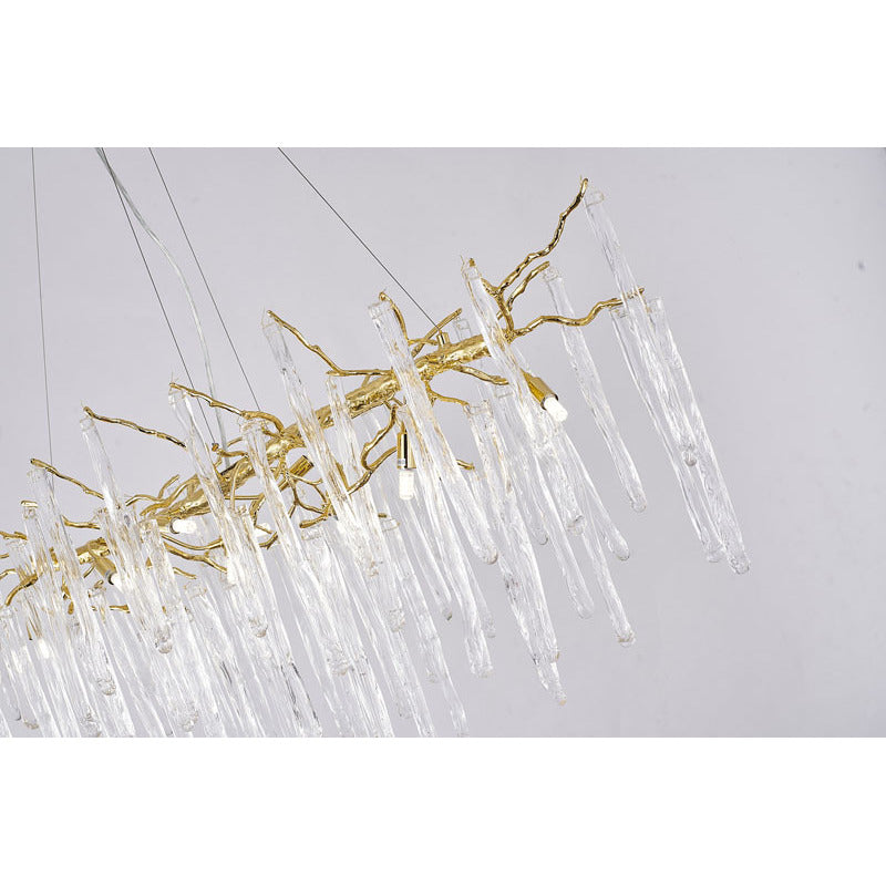 Solid Brass Adjustable Aluminum Chandelier