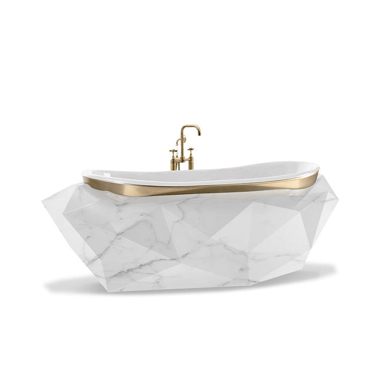 Diamond Marble Bathtub