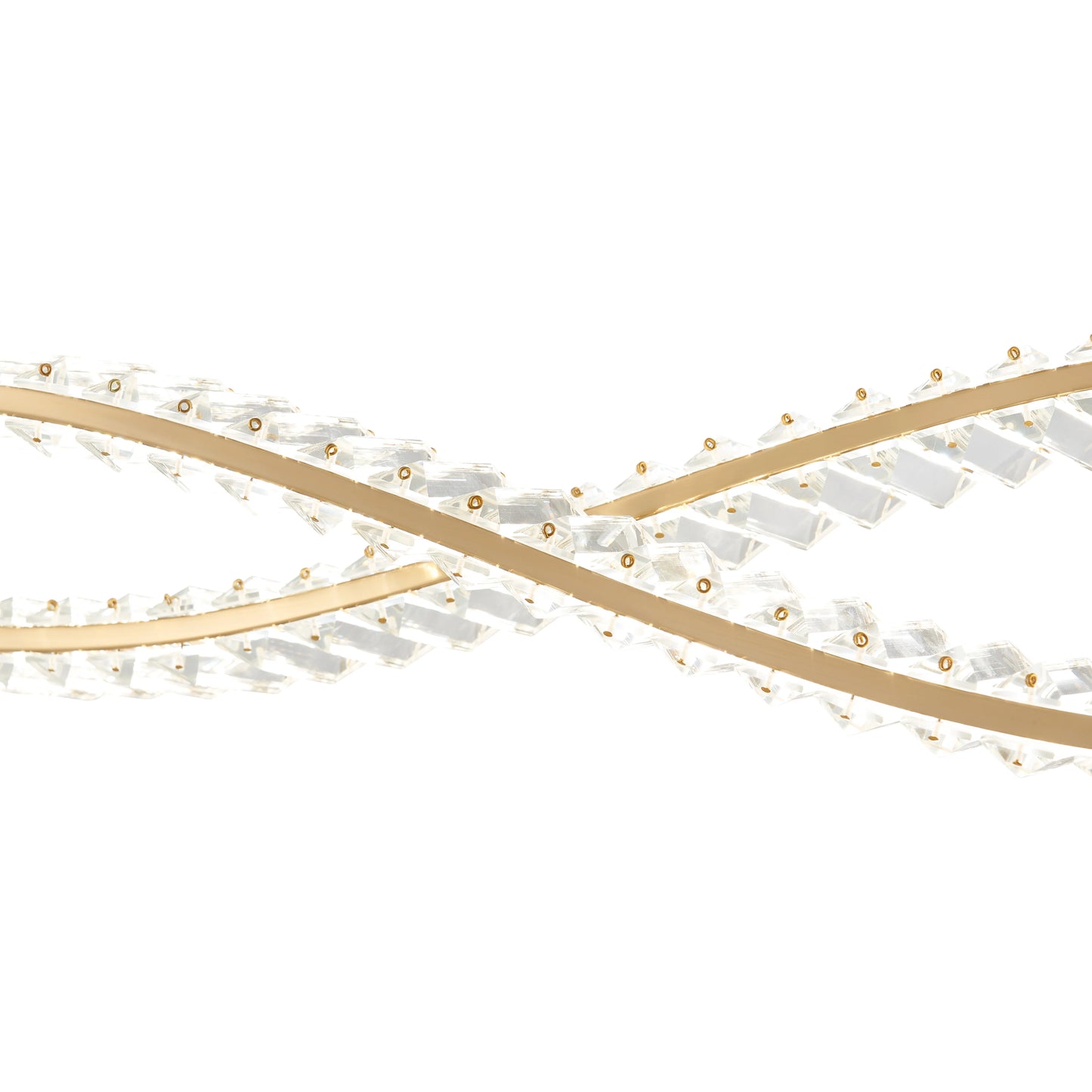 Brushed Gold Charlotte Chandelier