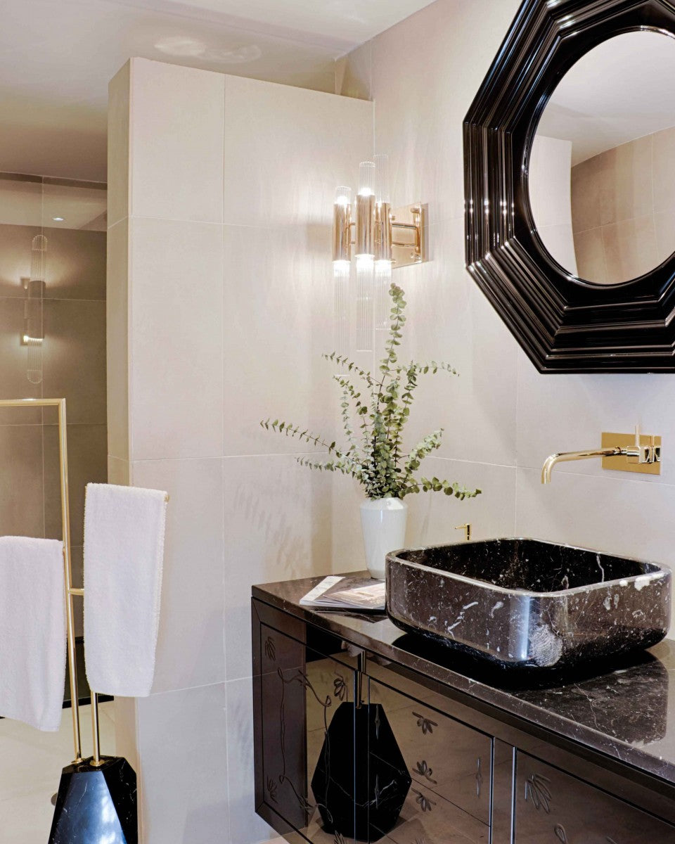 Diamond Towel Rack
