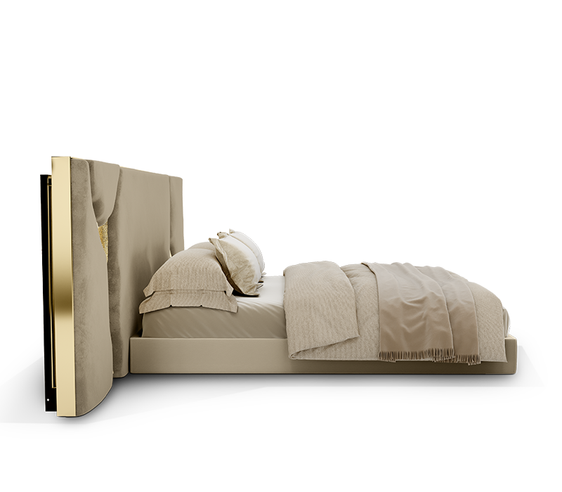 Lapiaz Black Bed & Headboard