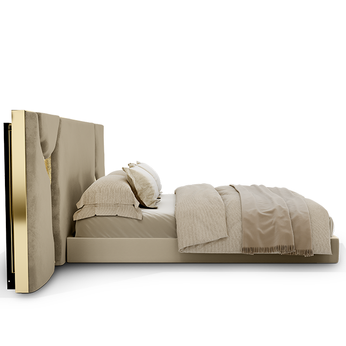 Lapiaz Black Bed & Headboard