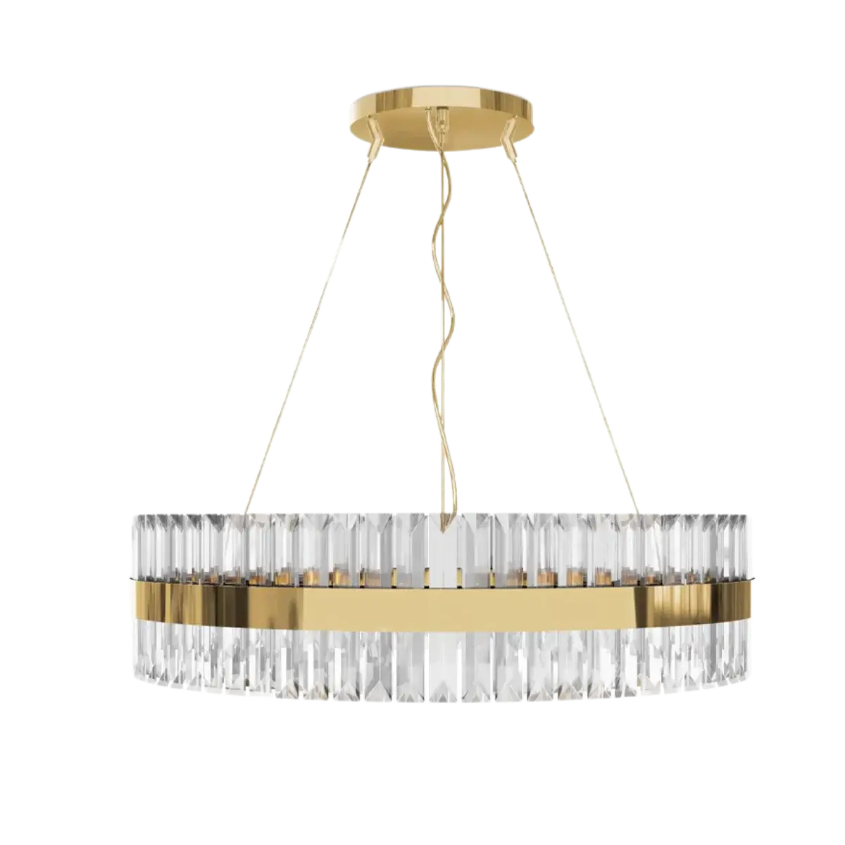 Liberty Slim Suspension Lamp by Luxxu - Front view