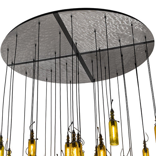 72" Wide Tuscan Vineyard 30 Light Cascading Pendant