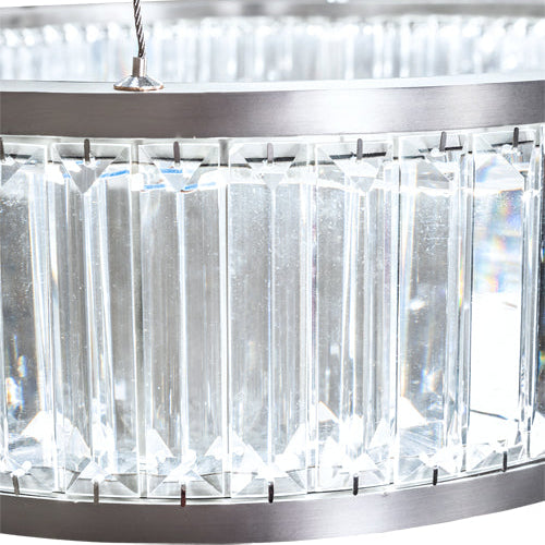 60" Long Beckam 3 Light Cascading Pendant by Meyda Lighting