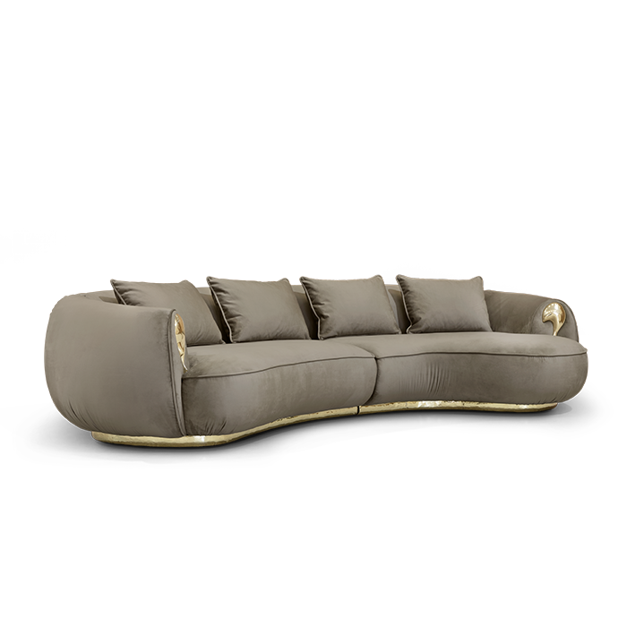 Soleil Curved Sofa