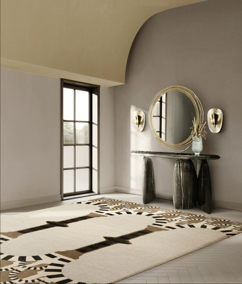 Kayan Round Mirror by Brabbu