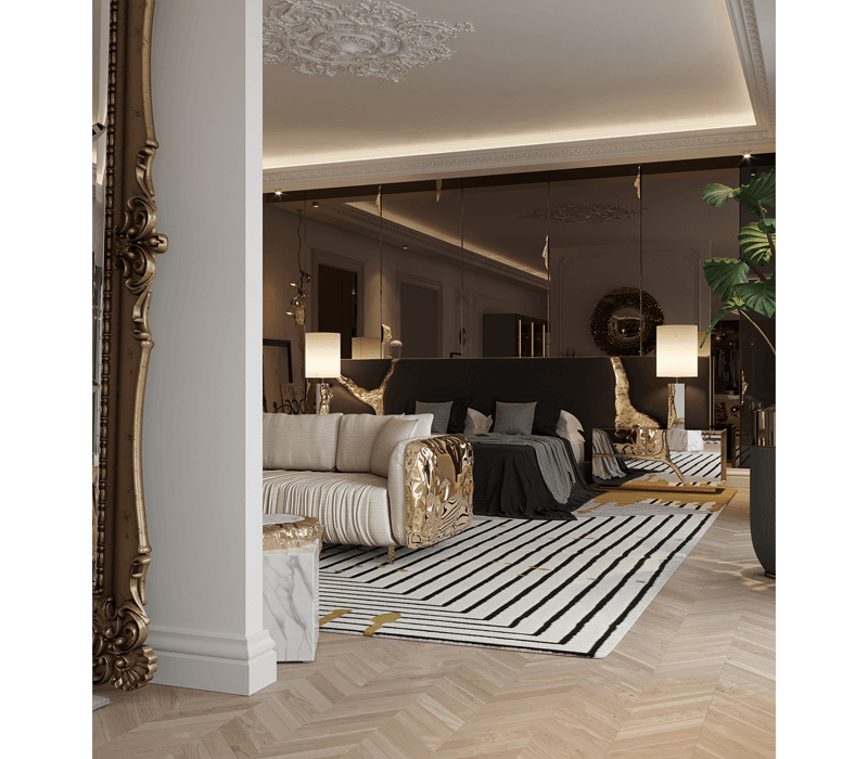Lapiaz Black Bed & Headboard
