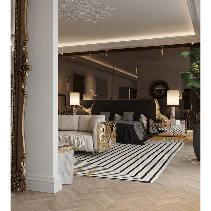 Lapiaz Black Bed & Headboard