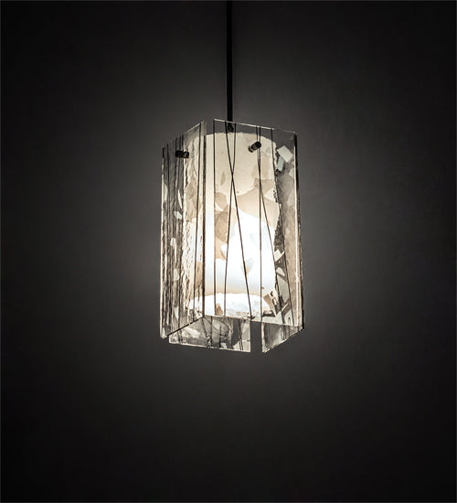 5" Square Metro Fusion Branches Quadrato Mini Pendant by Meyda Lighting