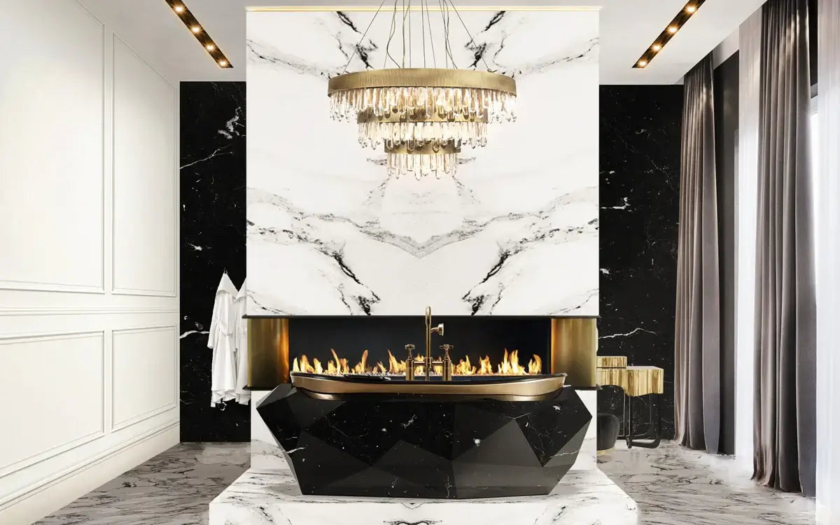 Diamond Marble Bathtub