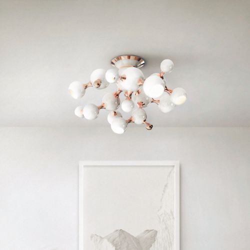 Atomic Ceiling Light Fixture by DelightFull