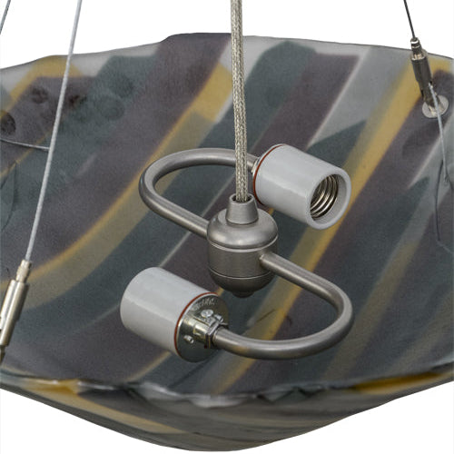 18"W Metro Fusion Penna Di Pavone Pendant by Meyda Lighting