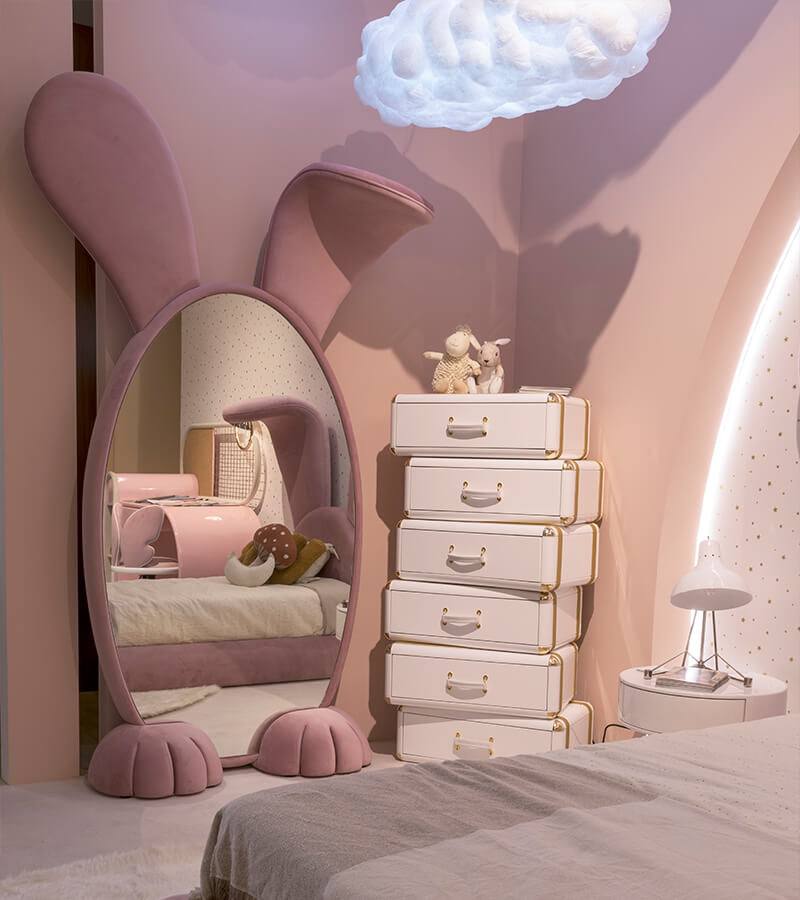Bunny Floor Mirror