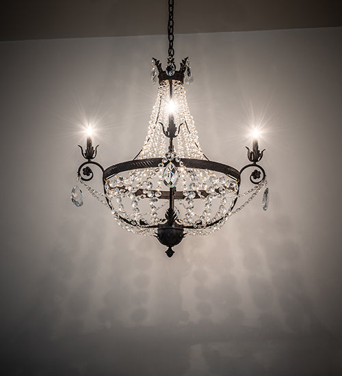 34" Wide Antonia 4 Light Chandelier