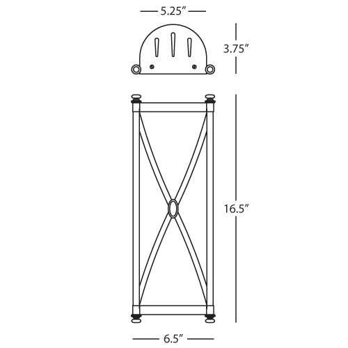 Chase Wall Sconce by Robert Abbey