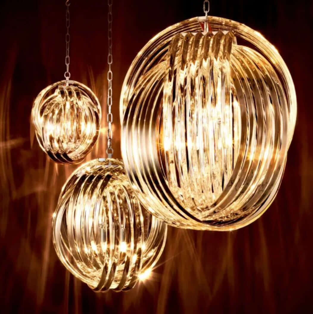 Chandelier Marco Polo M by Eichholtz - Light on view