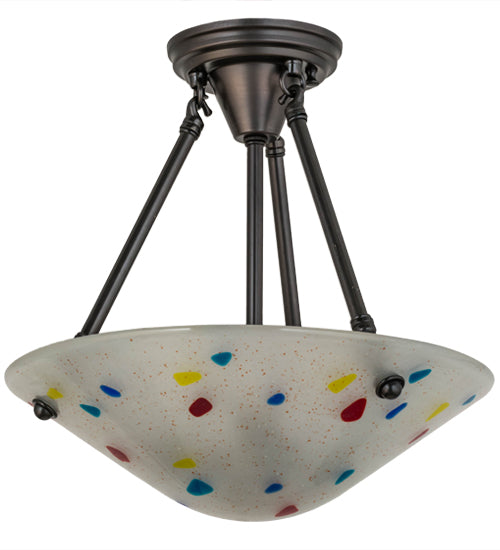 14"W Metro Fusion Davis Semi-Flushmount by Meyda Lighting