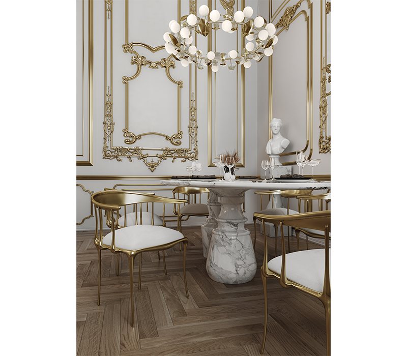 Pietra Oval Dining Table