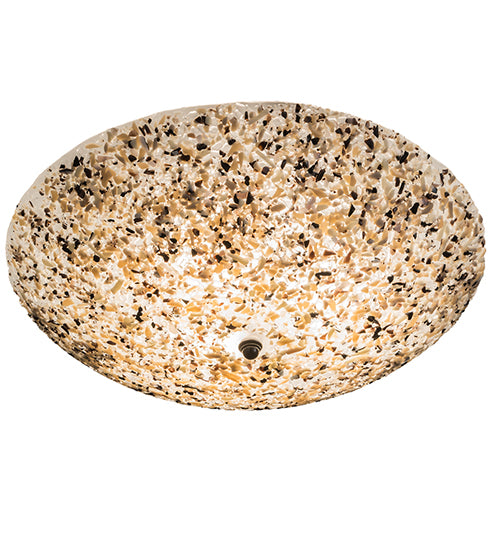 17"W Metro Fusion Rockscape Flushmount by Meyda Lighting