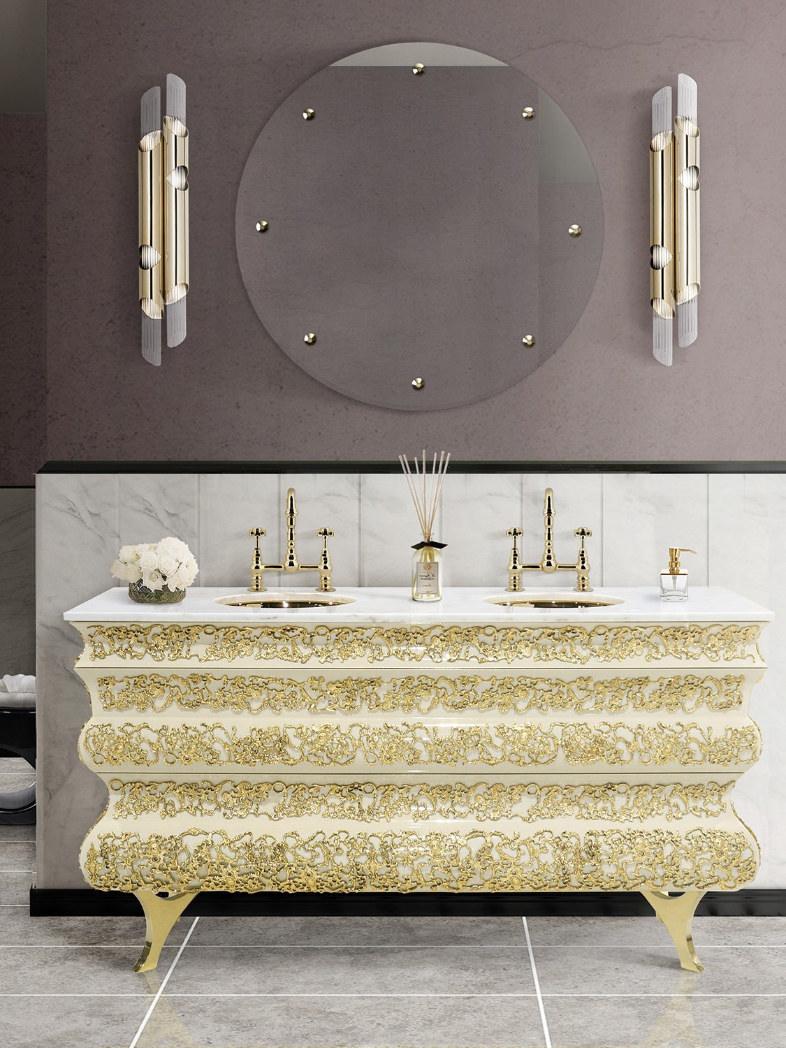 Bourgeois Two Hole Mixer Tap