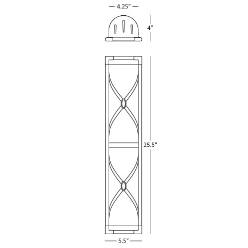 Chase Wall Sconce by Robert Abbey