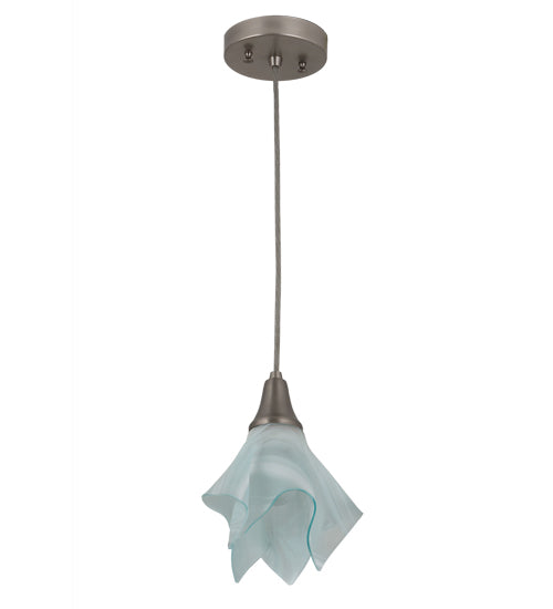 Blanco Swirl Handkerchief Pendant | Brushed Nickel Finish by Meyda Lighting